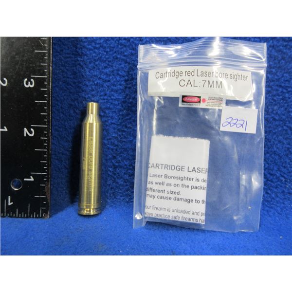 NEW - 7mm. Cartridge Red Laser Bore Sight with Batteries
