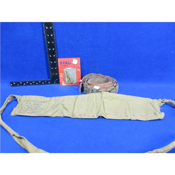 Edwards Ammo Belt, Bandolier, Stag Pull Thru 102