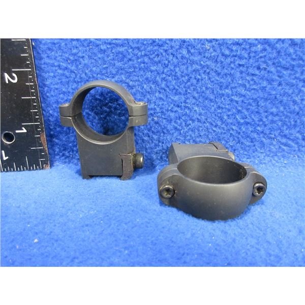 Tikka 1" High Steel Rings, Matte Black