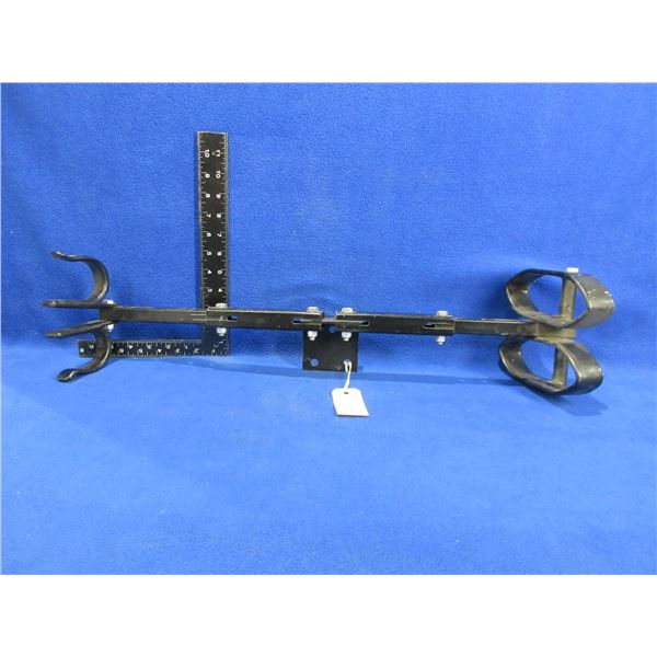 Vertical Partition Mount Gun Rack, For Single Or Dual Firearms