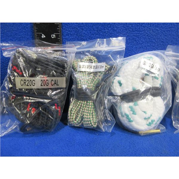 NEW - 5 Pull Thrus - 12 Ga., 20 Ga., 22 Cal., 30 Cal. and 38 Cal./9MM