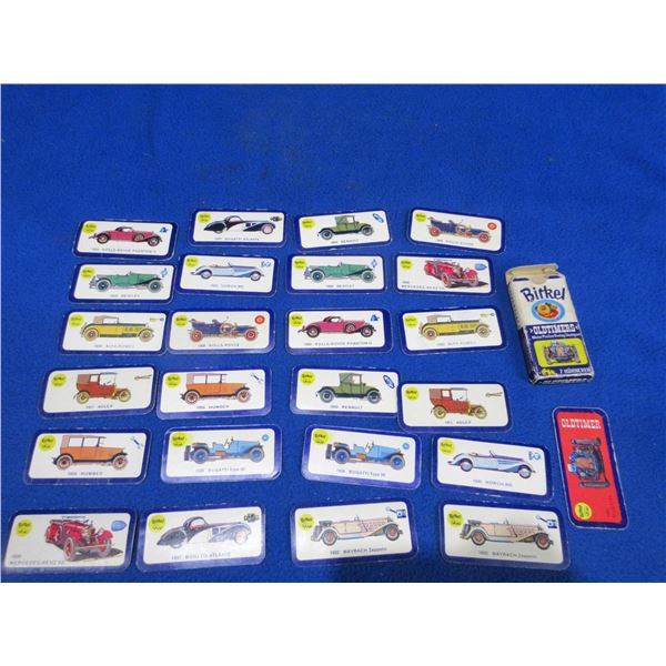Birkel Oldtimers Automobile Trading Cards - Full Set of 25 in Original Box