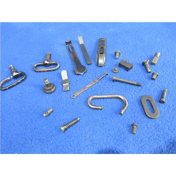 Lot of Misc Firearm Parts - Sights, Swivels, Screws, Etc.