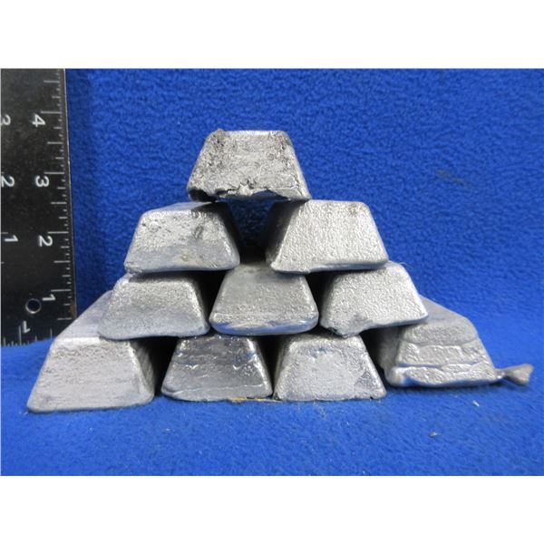 Lead Ingots - Approx. 10 Lbs