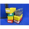 Image 1 : 6 Empty Plastic Ammo Boxes  - 9MM/38/357