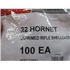Image 2 : NEW - Brass Only - 22 Hornet Winchester Unprimed - Bag of 90