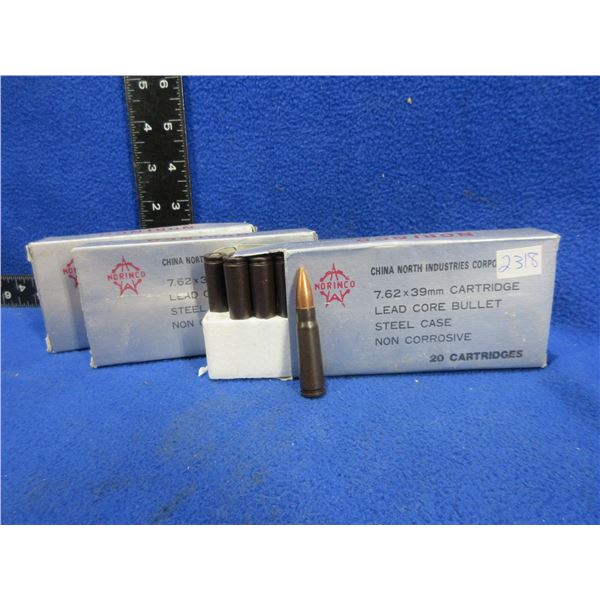 7.62x39 Norinco Cartridges (Pick Up or Ship by UPS Only)