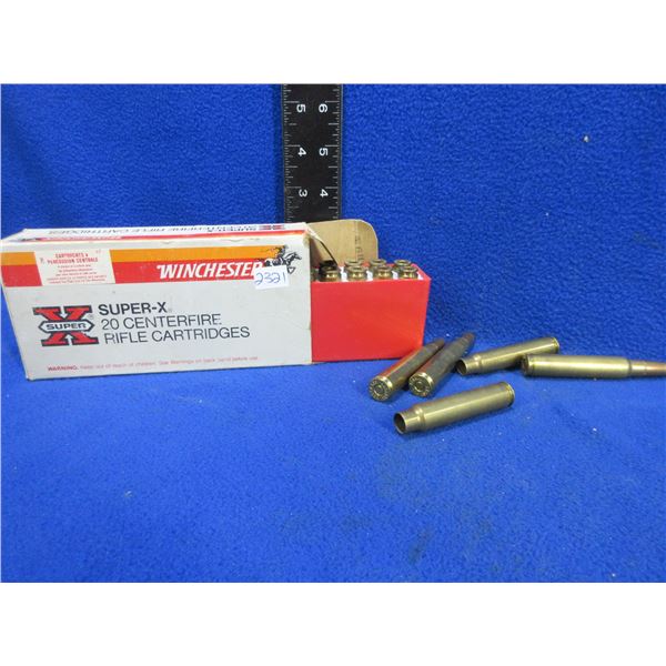 300 WSM (3 Cartridges + 2 Brass) & 284 Win. (20 Brass Unprimed)