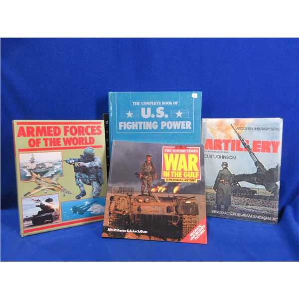 4 Books - War in the Gulf, Artillery, Armed Forces of the World, U.S. Fighting Power