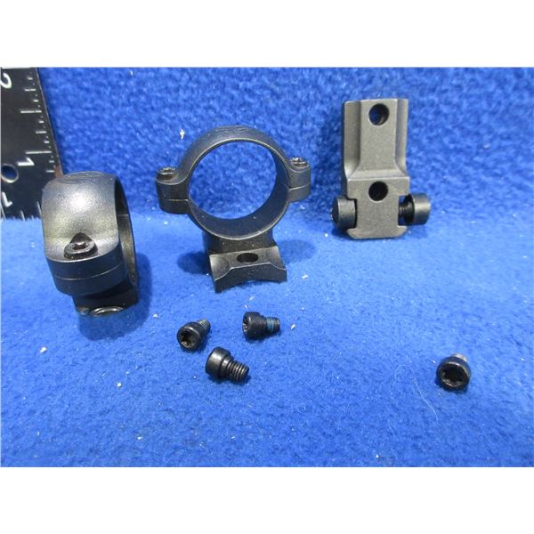 Leupold 1" Rings with Bases - Low, Matte Black - Fit Winchester 70