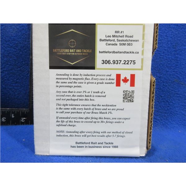 NEW - Brass Only - 24 Wby Unprimed Weatherby - Box of 40