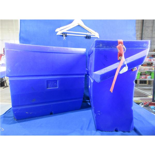 Poklak Plastics Horse/Mule Hard Plastic Panniers - Approx. 23" x 12" x 21" High