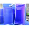 Image 2 : Poklak Plastics Horse/Mule Hard Plastic Panniers - Approx. 23" x 12" x 21" High