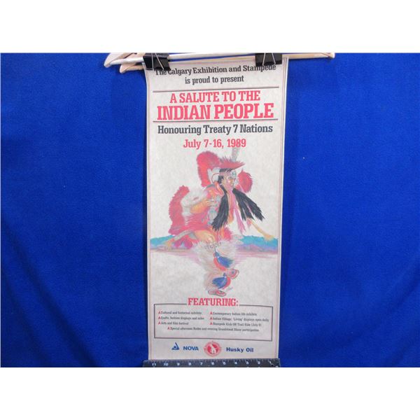 1989 Calgary Stampede Poster and a Palmolive Add