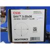 Image 2 : Nightforce SHV 5-20x56 SFP Illuminated Scope - 30MM Tube