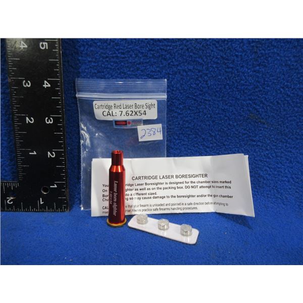 NEW - 7.62X54 Cartridge Red Laser Bore Sight with Batteries