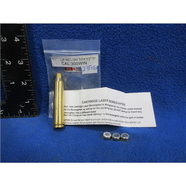 NEW - 300 Win. Cartridge Red Laser Bore Sight with Batteries