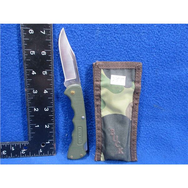 Buck 422 Bucklite Folding Lock Blade Knife with Sheath