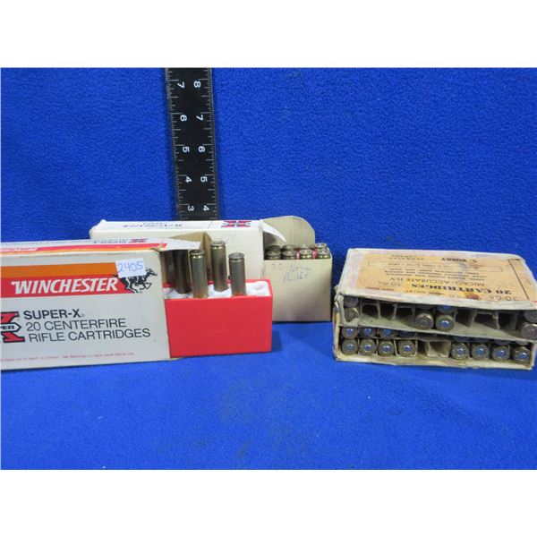 Misc. 30-06 Sprg Reloads - Lot of 31 + 20 Brass (Pick Up or Ship by UPS Only)