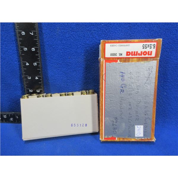 6.5X55 Swedish Reloads - Box of 20 (Pick Up or Ship by UPS Only)