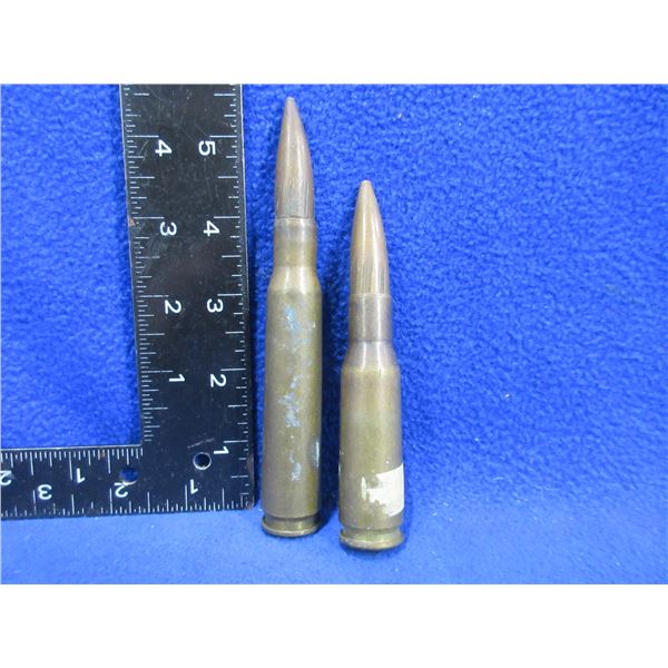 Collector Ammo - 2 - 50 Cal. Cartridges (Pick Up or Ship by UPS Only)