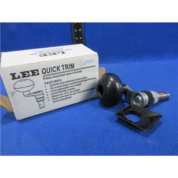 Lee Quick Trim Press Mounted Case Trimmer - .17 to .50 Cal.