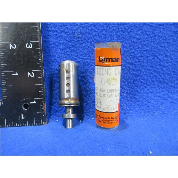 Lyman H&I Sizing Die for 450 Lubricator - .257" Diameter