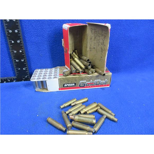 Brass Only - 38 Spl+P x 50, 30-30 x 15, Mixed x 15 - All Unprimed