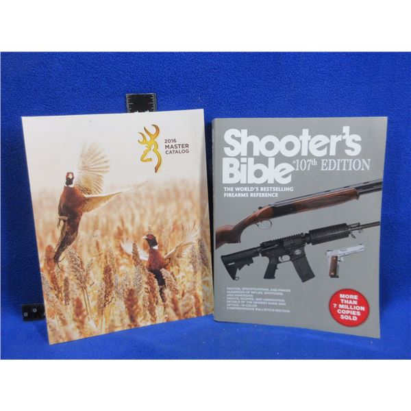 2 Books - Shooter's Bible 107th Edition, 2016 Browning Master Catalog