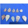 Image 1 : 10 Arrowheads - Approx. 1" to 1 1/2" Length