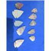 Image 2 : 10 Arrowheads - Approx. 1" to 1 1/2" Length