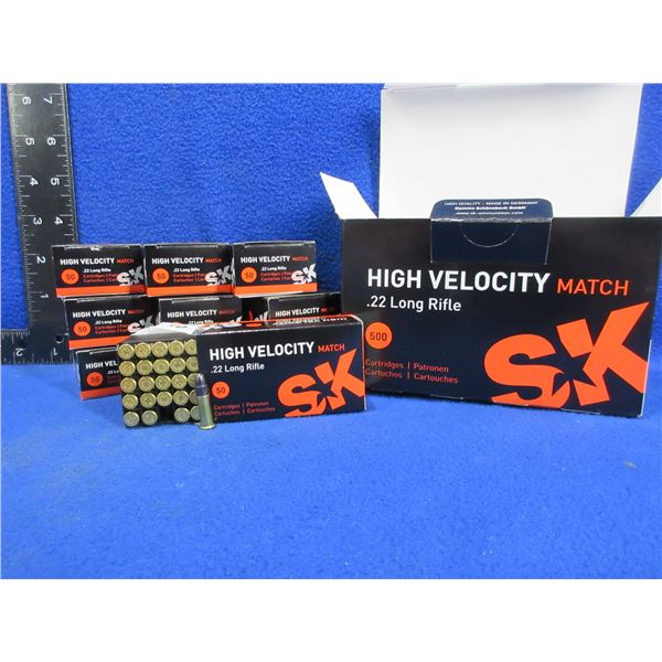 22 LR HV Match SK Cartridges (Pick Up or Ship by UPS Only)