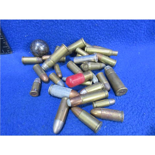 Lot of 31 Misc. Handgun Cartridges (Pick Up or Ship by UPS Only)