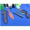 Image 3 : Lot of Misc. - Sheaths, Ammo Boxes, Cleaning Rod, Cannon Barrel, Etc.