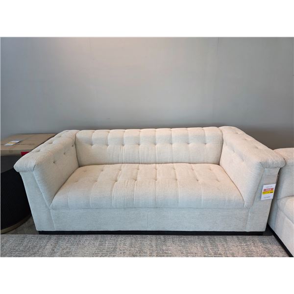 Sandy's - New Sylvie Fabric Sofa - RV: $2555 CAD - H30" x W90" x 38"