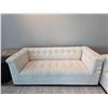 Image 1 : Sandy's - New Sylvie Fabric Sofa - RV: $2445 CAD - H30" x W84" x D39"