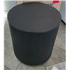 Image 1 : Sandy's - New Kalla Charcoal End Table - RV: $1200 CAD - H24" x Dia. 22"