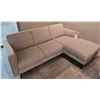 Image 2 : Natuzzi Editions - New Destrezza Fabric Sectional - RV: $3850 CAD - H30" x W80" x D34"/59"