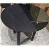 Image 2 : Calligaris - New GMG Black Gray End Table - RV: $1105 CAD - Made in Italy - H18" x  Dia 19.5"