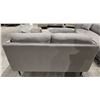Image 3 : Sandy's - New Smokey Blue Fabric Loveseat - RV: $1330 CAD - H30" x W54" x D34"