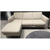 Image 1 : Natuzzi Edition - New Destrezza Beige Fabric Sectional - RV: 3850 CAD - H28" x W80" x D32'/60"
