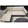 Image 3 : Natuzzi Edition - New Destrezza Beige Fabric Sectional - RV: 3850 CAD - H28" x W80" x D32'/60"