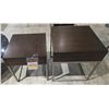 Image 3 : Sandy's - Nesting End Table Brown - RV: $915 CAD - H25" x 22" x 22"