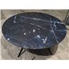 Image 1 : Sandy's - New Sodalite Blue Cocktail Table - RV: $1825 CAD - H17" x Dia. 39"