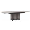 Image 1 : ALF Italia - New Graphite Dining Table - RV: $2705 CAD - Made in Italy - H30" x W82" x D37" (ALF0148