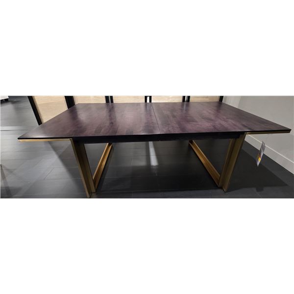 Sandy's - New Brown Dining Table - RV: $5105 CAD - H30" x W92" x D40"
