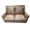 Image 2 : Sandy's - New St James Leather Loveseat - RV: $2920 CAD - H37" x W59" x D35"