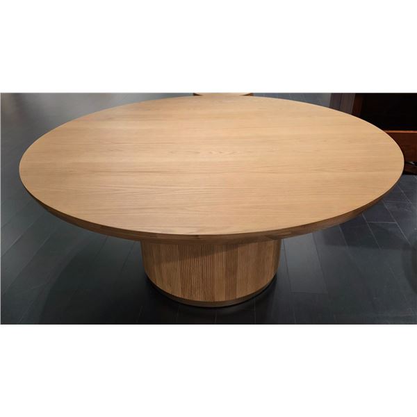 Sandy's - New Kalla Natural Dining Table - RV: $3255 CAD - H30.5" x Dia. 68"