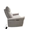 Image 2 : Sandy's - New Grey Leather Recliner - RV: $1100 CAD - H36' x W29"