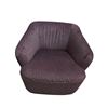 Image 1 : Natuzzi Edition - New Damen Grey Fabric Chair - RV: $2080 CAD - H29" x 31" x 30"